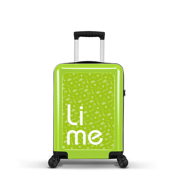 STICKERCASE Hand Luggage - Personalised Cabin Suitcase 32L