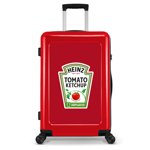 STICKERCASE Check-in Luggage - Personalised Suitcase 60L