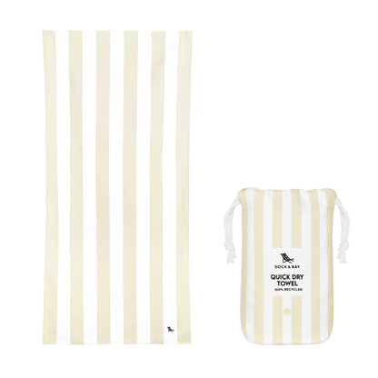 Dock & Bay© Quick Dry Towel promotional towel in light blue printed with your company logo