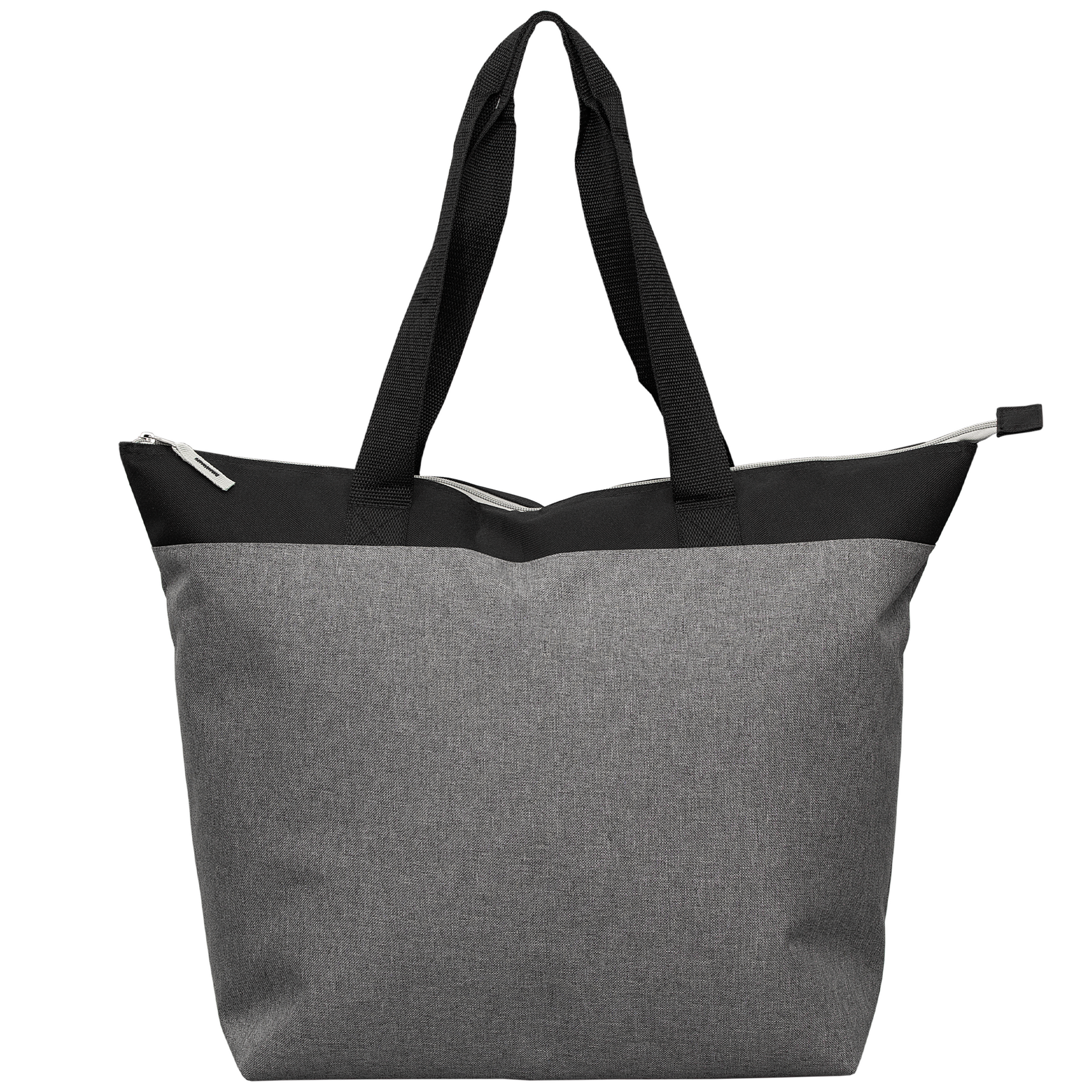 Metropolis™ Large Cooler Tote​ Bag promotional cooler bag in gray printed with your company logo