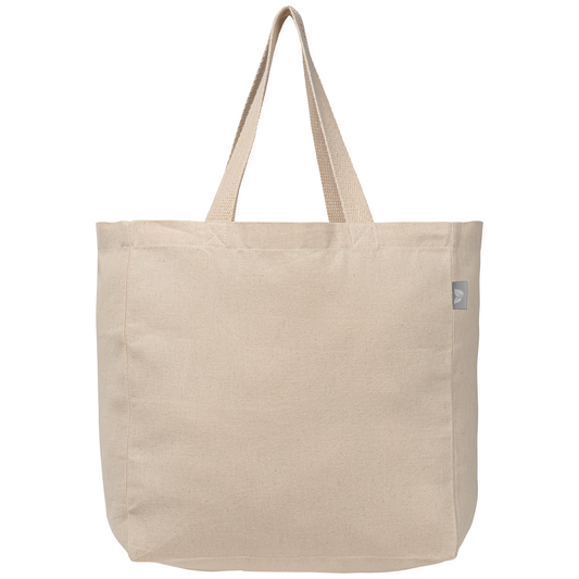 Toronto promotional tote bag in natural printed with your company logo