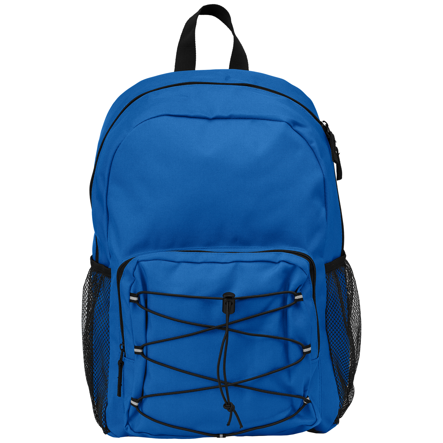 Horizon promotional backpack in royal blue printed with your company logo