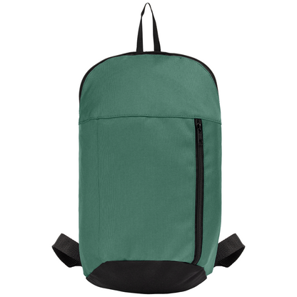 Venture Sport rPET Backpack promotional backpack in green printed with your company logo