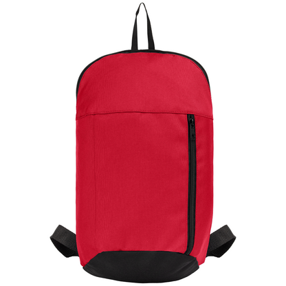 Venture Sport rPET Backpack promotional backpack in red printed with your company logo