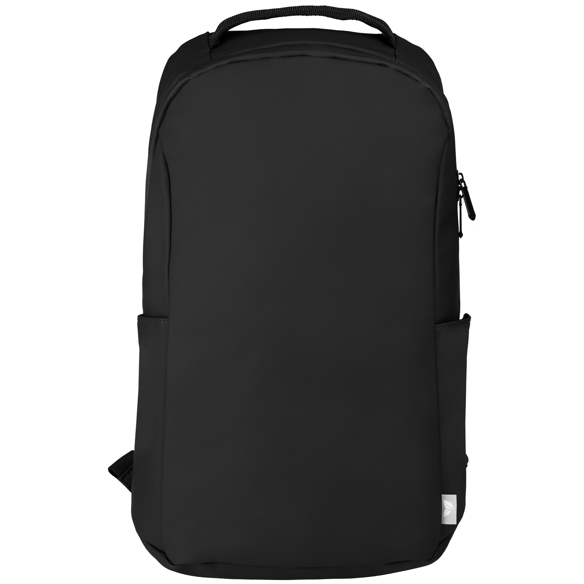 Malmö promotional backpack in black printed with your company logo