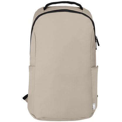 Malmö promotional backpack in dune printed with your company logo