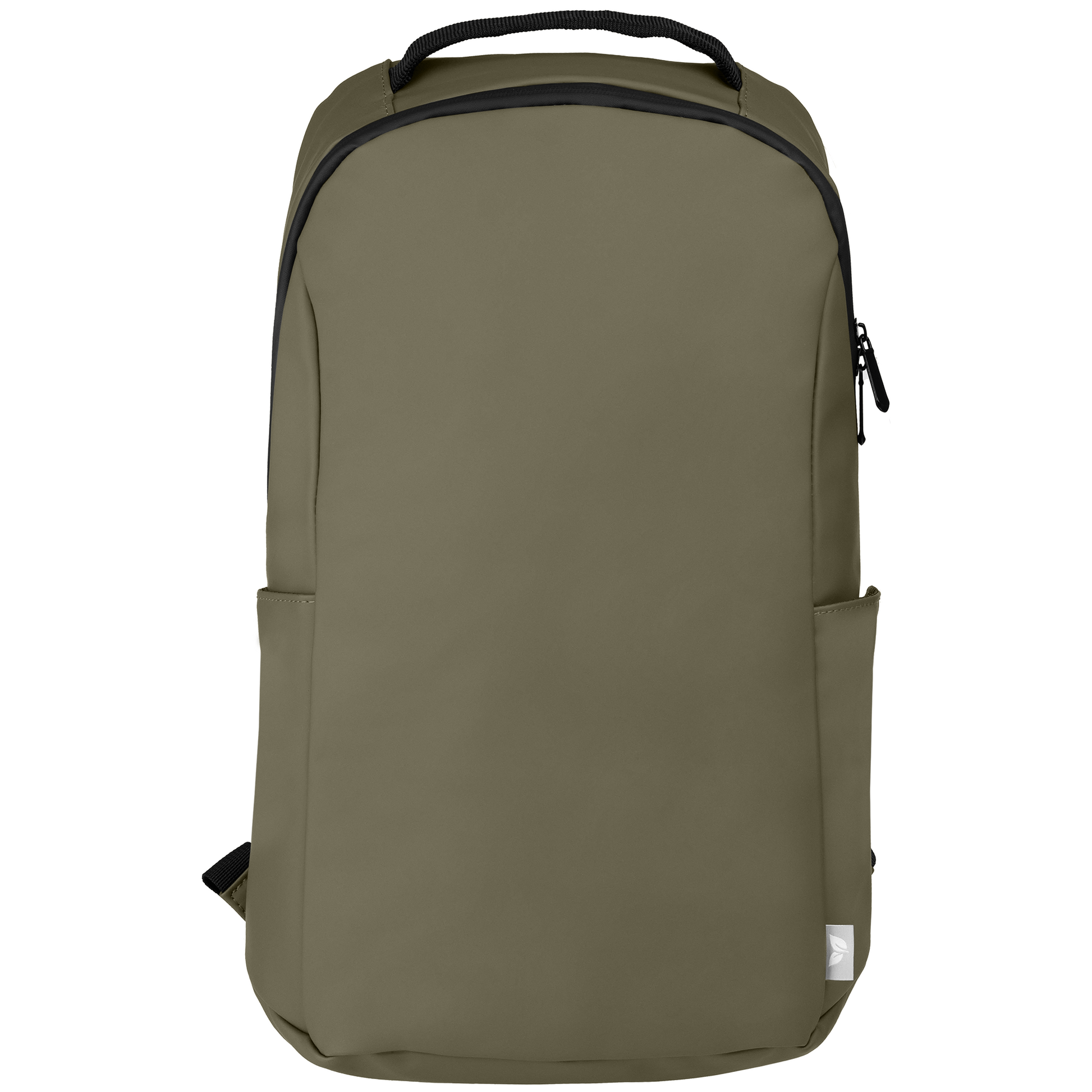 Malmö promotional backpack in green printed with your company logo