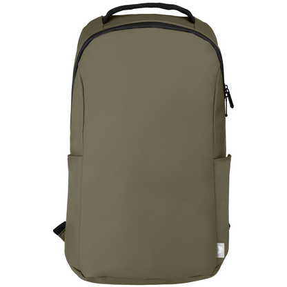 Malmö promotional backpack in green printed with your company logo