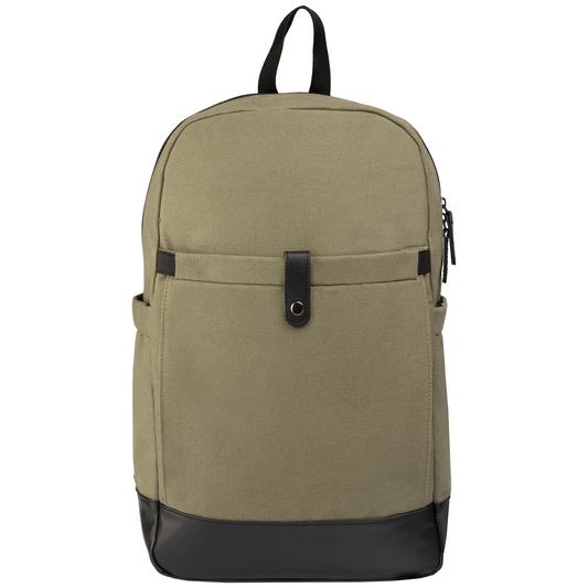 Odyssey Pack promotional backpack in dark green printed with your company logo