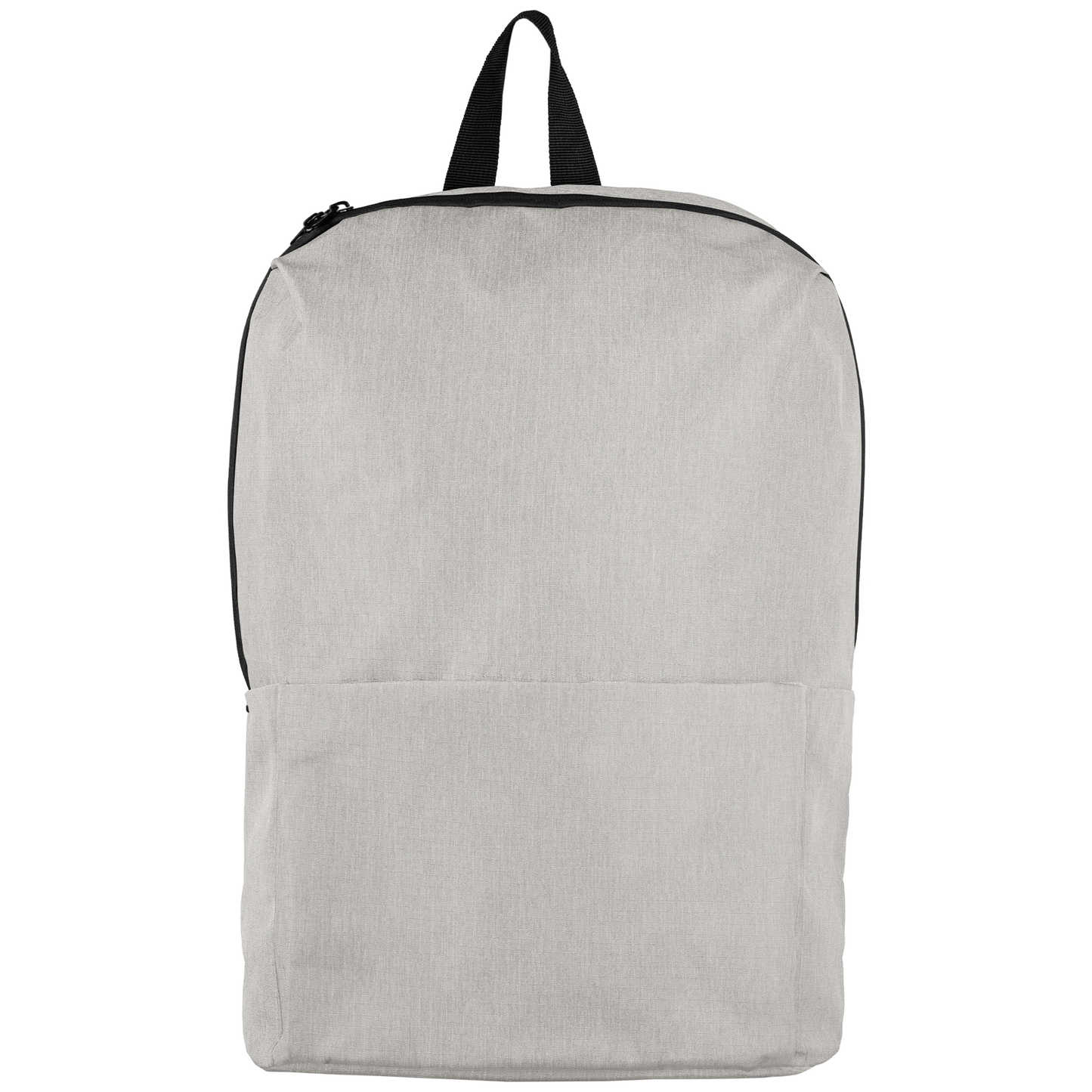 Summit rPET Comfort Strapped Backpack promotional backpack in dune warm grey printed with your company logo