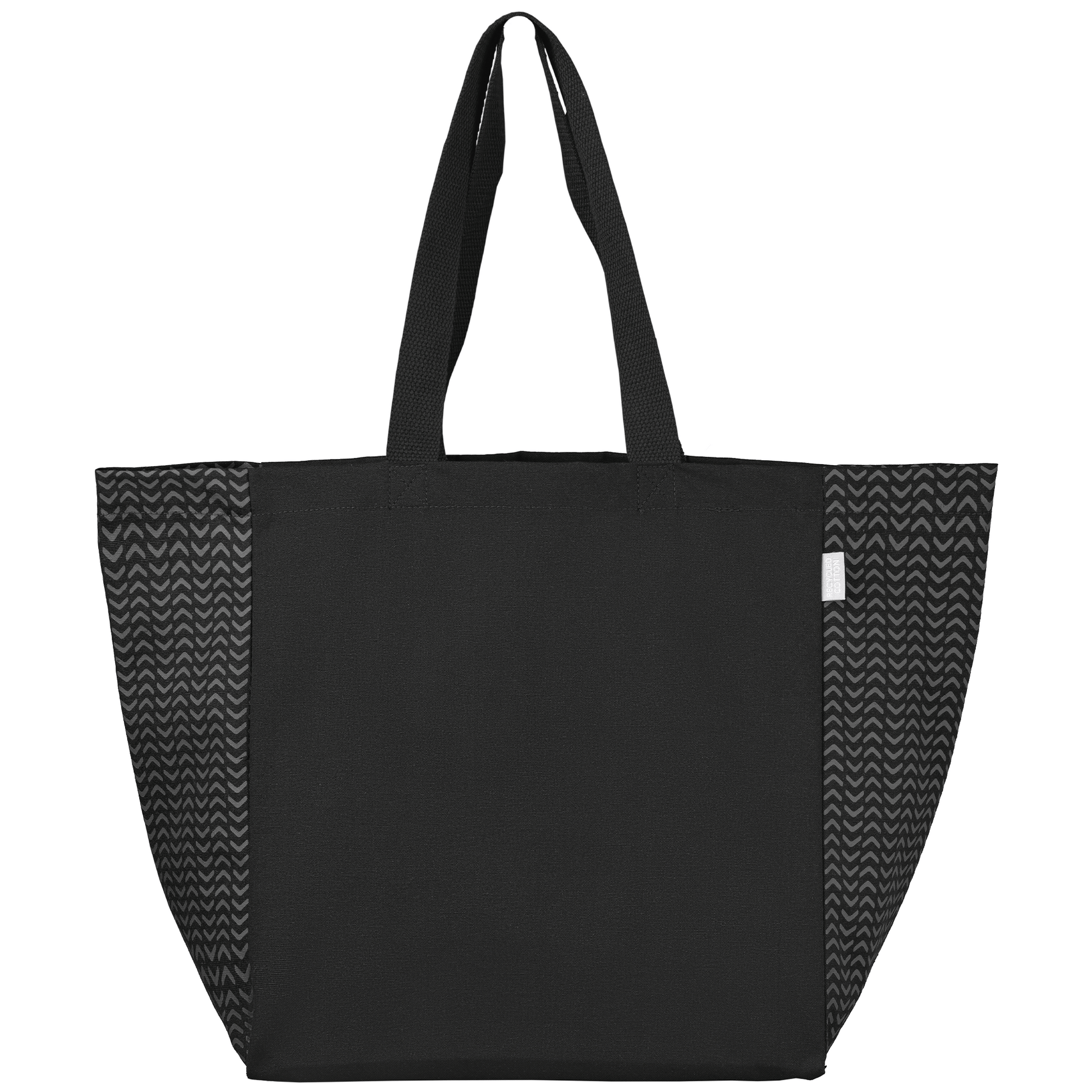Toronto promotional tote bag in black printed with your company logo