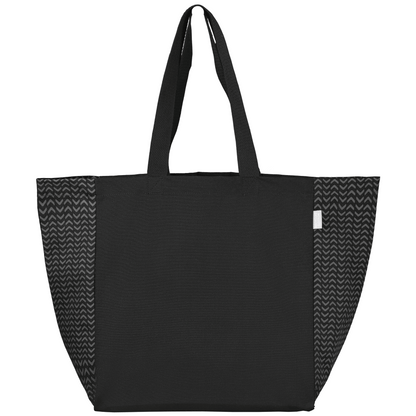 Toronto promotional tote bag in black printed with your company logo