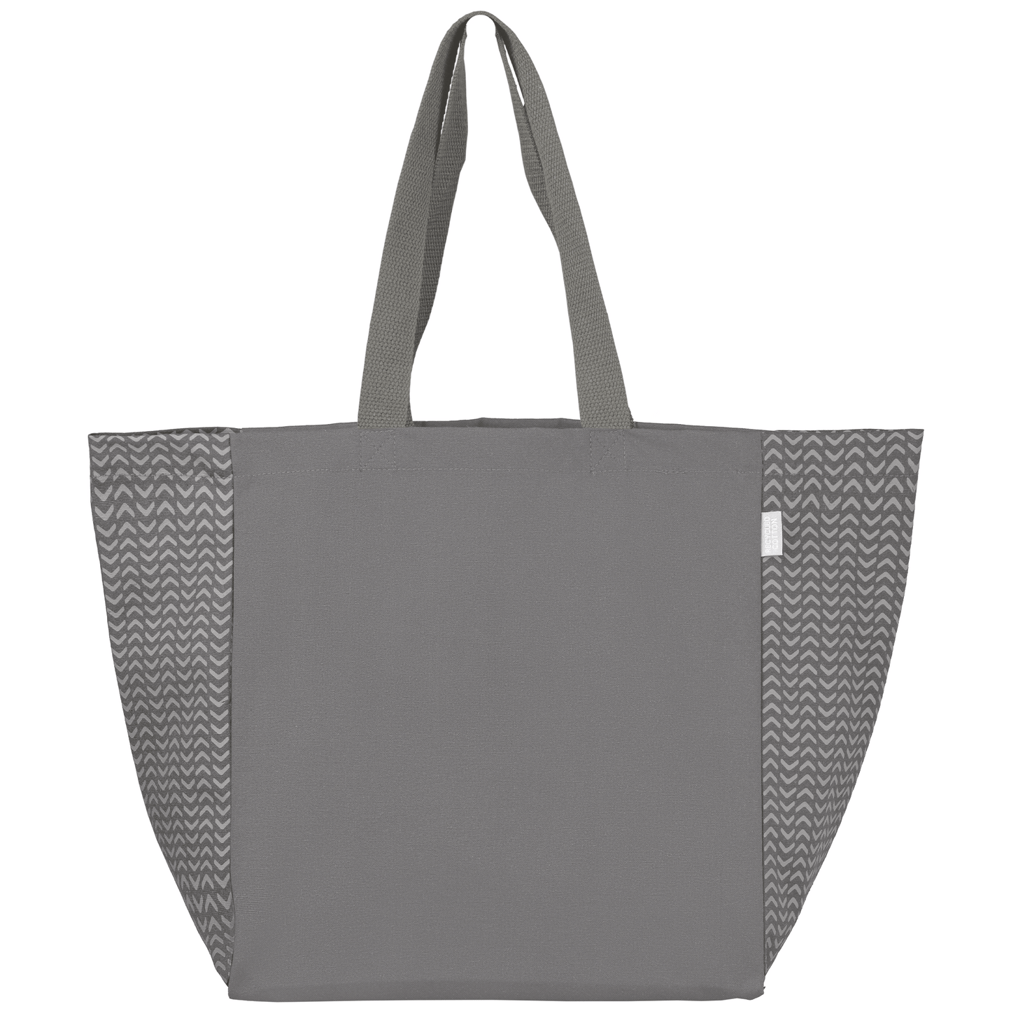 Toronto promotional tote bag in gray printed with your company logo