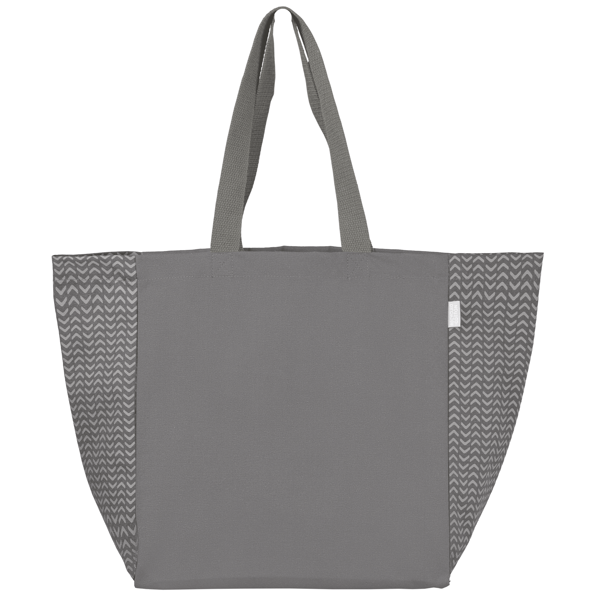 Toronto promotional tote bag in gray printed with your company logo