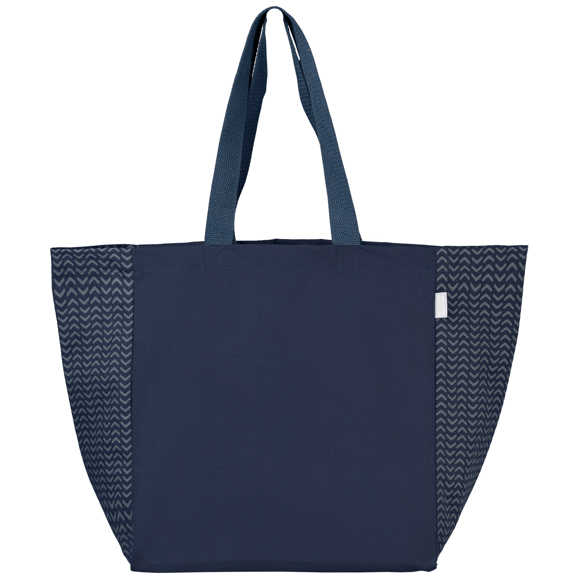 Toronto promotional tote bag in navy blue printed with your company logo