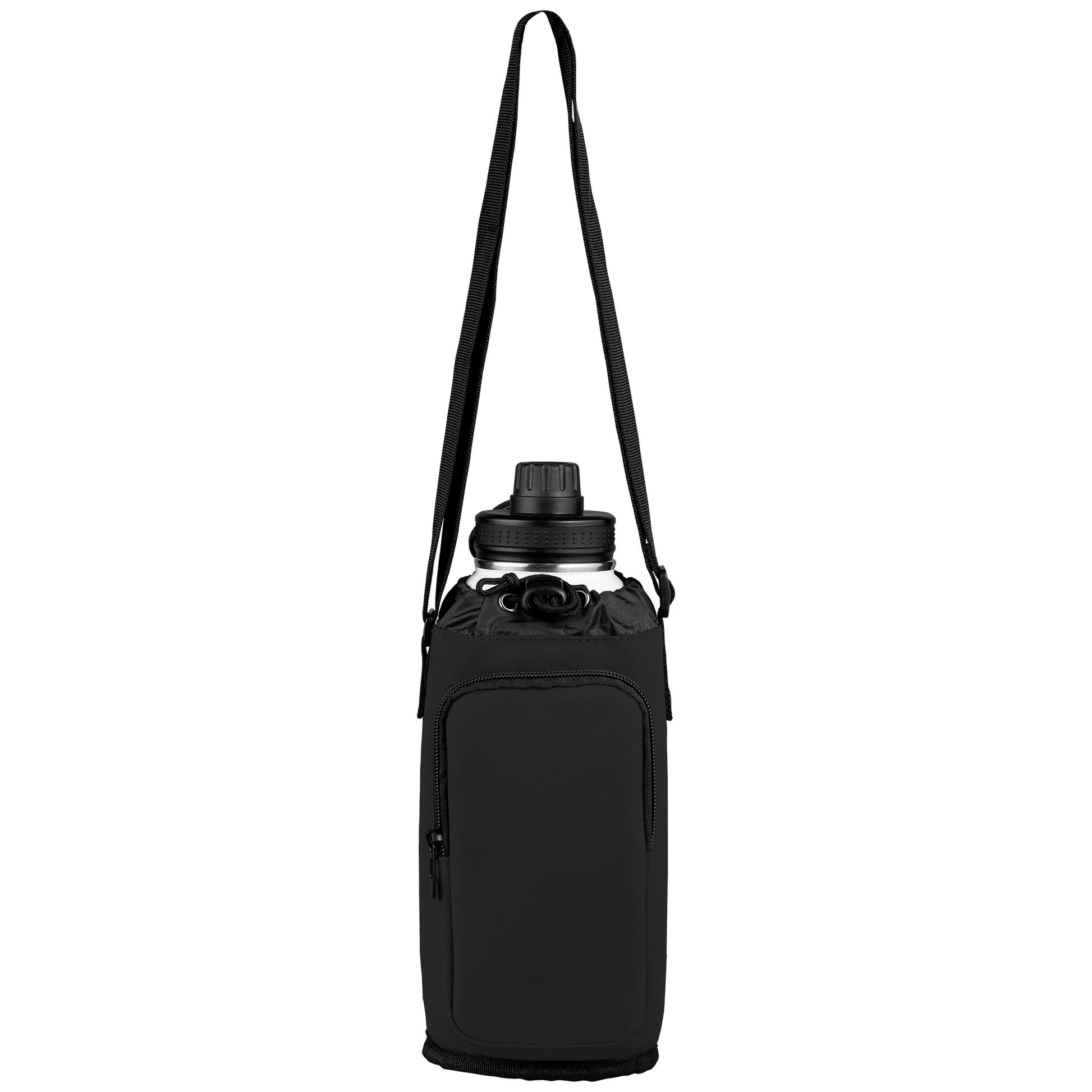 Malmö promotional tote bag in black printed with your company logo