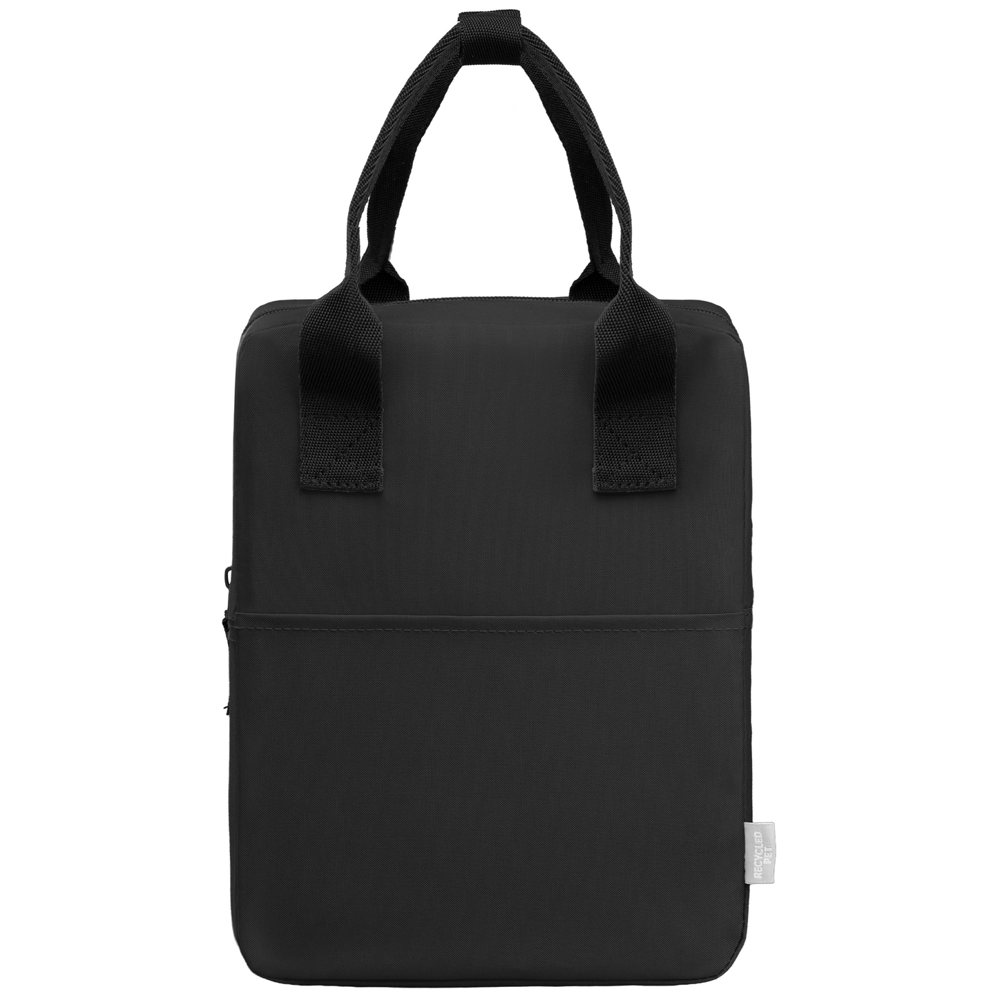 Majesty rPET PEVA Insulated Lunch Cooler promotional cooler bag in black printed with your company logo