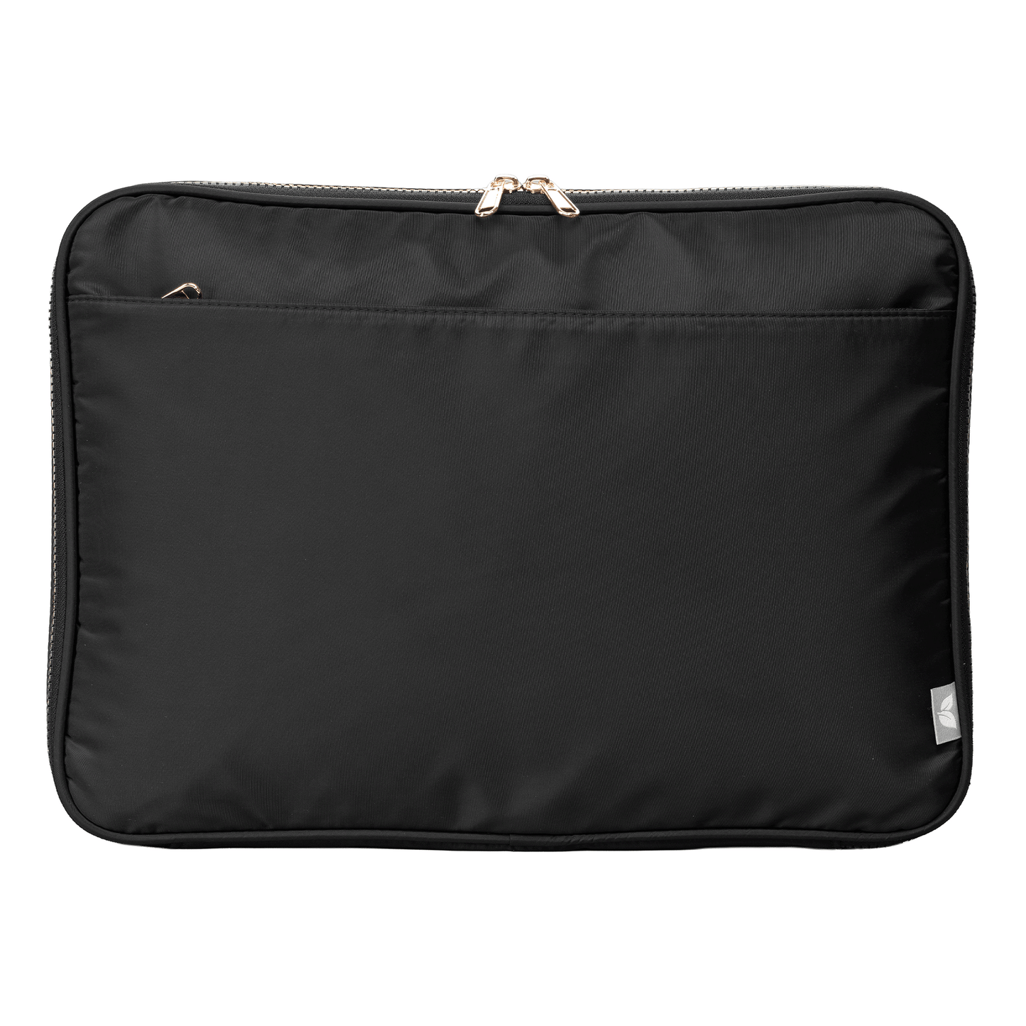 Aurelia Recycled Laptop Case promotional laptop bag in black printed with your company logo