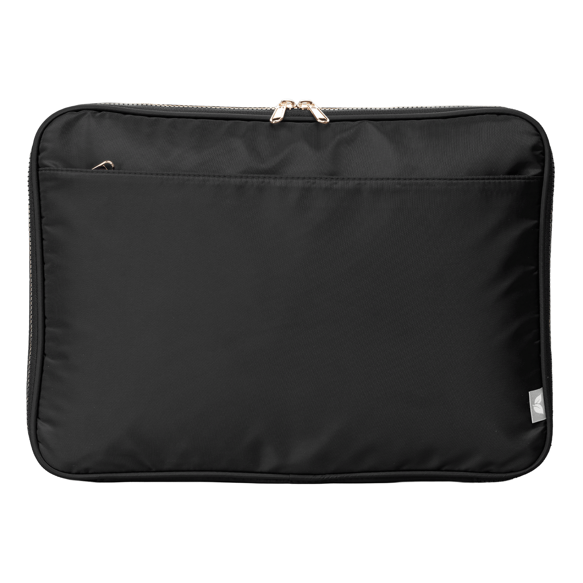 Aurelia Recycled Laptop Case promotional laptop bag in black printed with your company logo