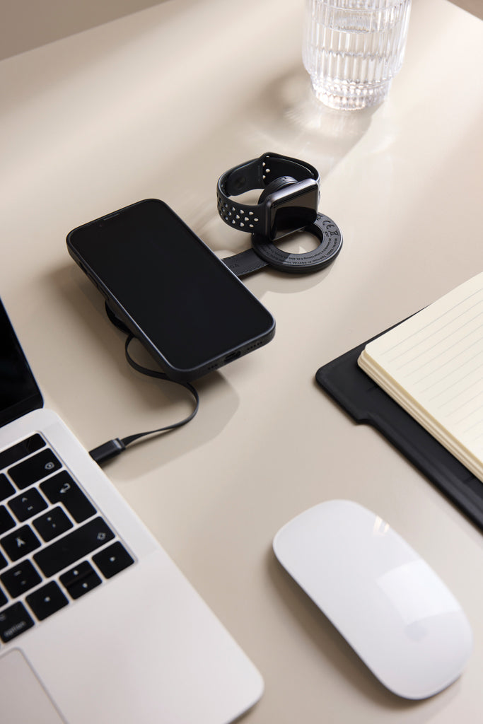 VINGA Baltimore RCS 2-in-1 Wireless 15W Travel Charger