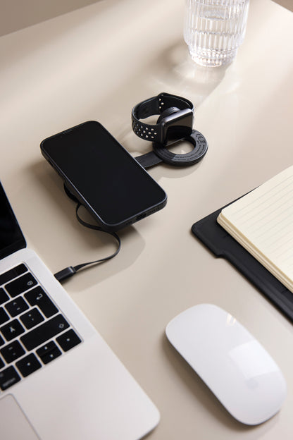 VINGA Baltimore RCS 2-in-1 Wireless 15W Travel Charger