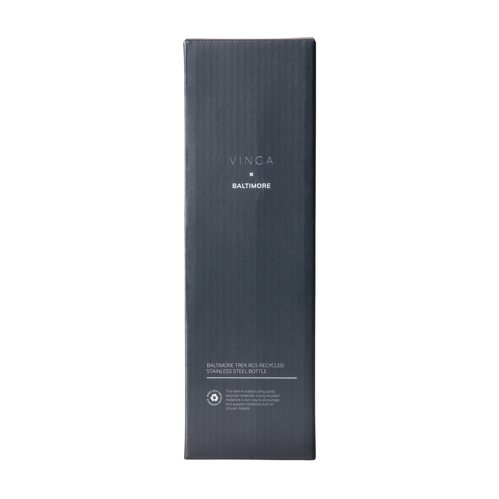 VINGA Baltimore trek RCS recycled SS bottle 600 ML