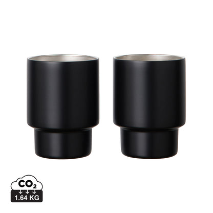 VINGA Nagano RCS recycled SS mugs, set of 2