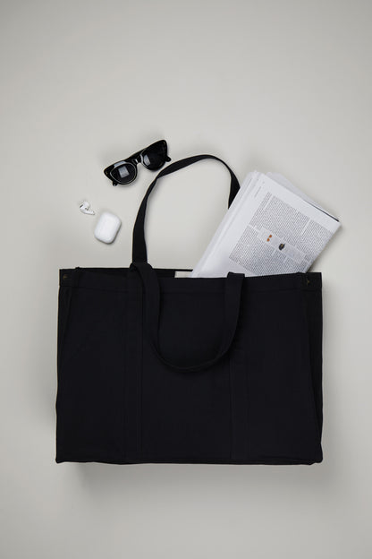 VINGA Hilo AWARE™ recycled canvas maxi tote bag
