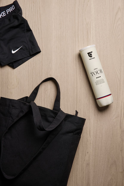 VINGA Hilo AWARE™ recycled canvas zip tote