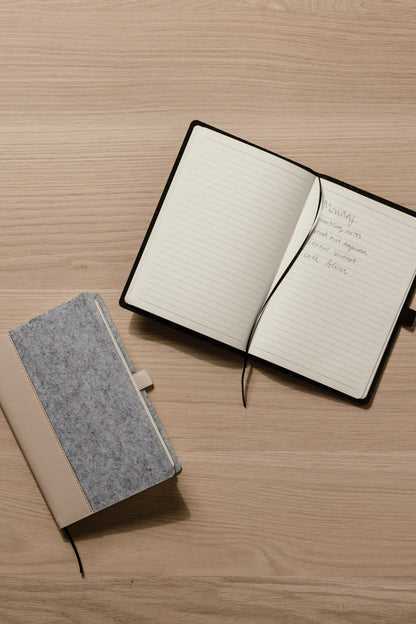 VINGA Albon GRS recycled felt notebook