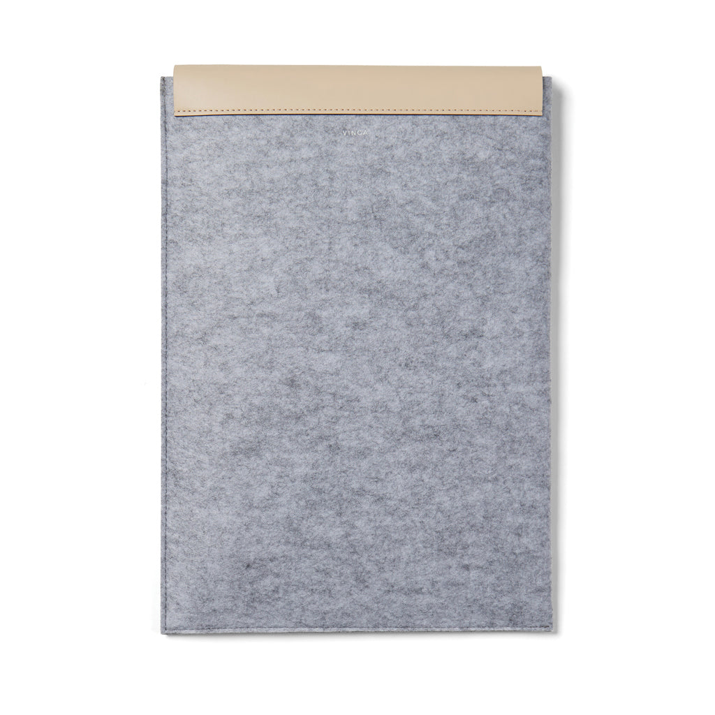 VINGA Albon GRS recycled felt 15' laptop sleeve