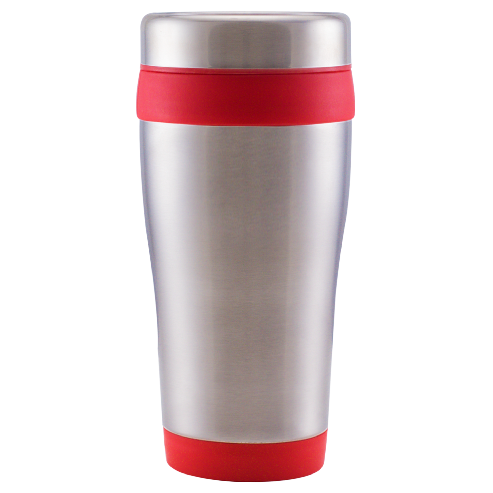 Legend promotional travel cup in red printed with your company logo