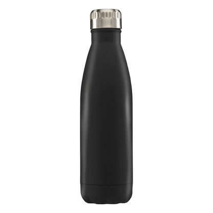 Ibiza promotional bottle in black printed with your company logo
