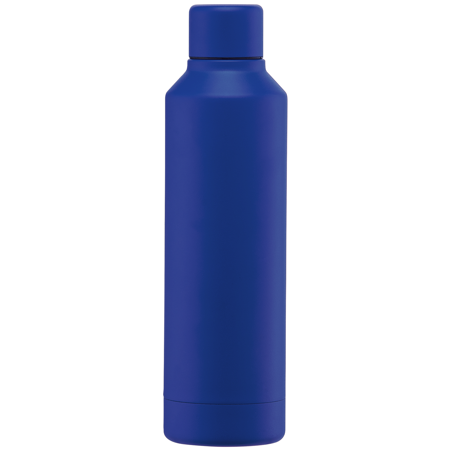 Olympus promotional bottle in royal blue printed with your company logo