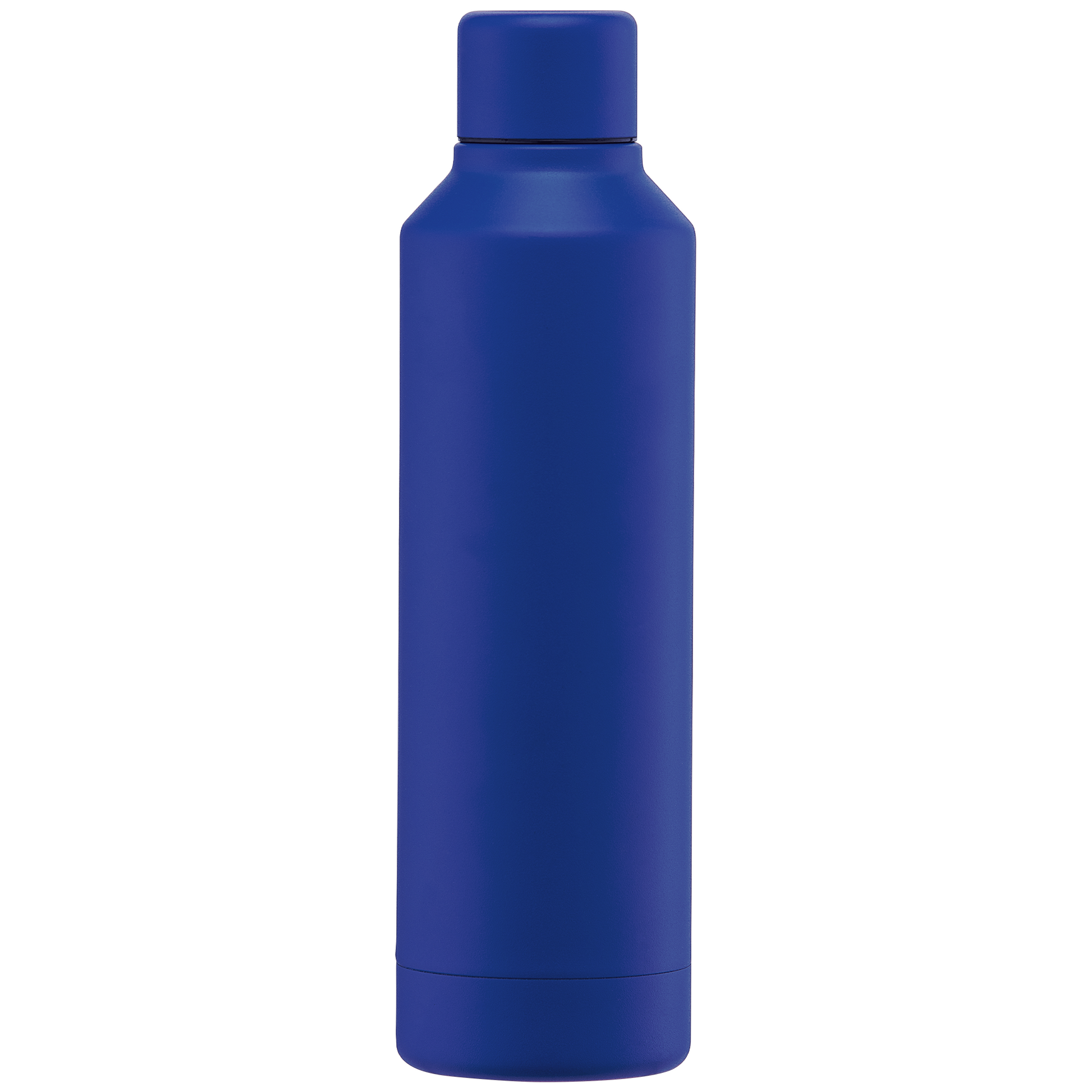 Olympus promotional bottle in royal blue printed with your company logo