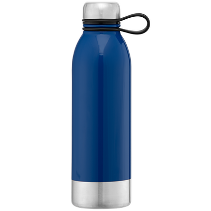 Sydney promotional bottle in royal blue laser engraved with your company logo