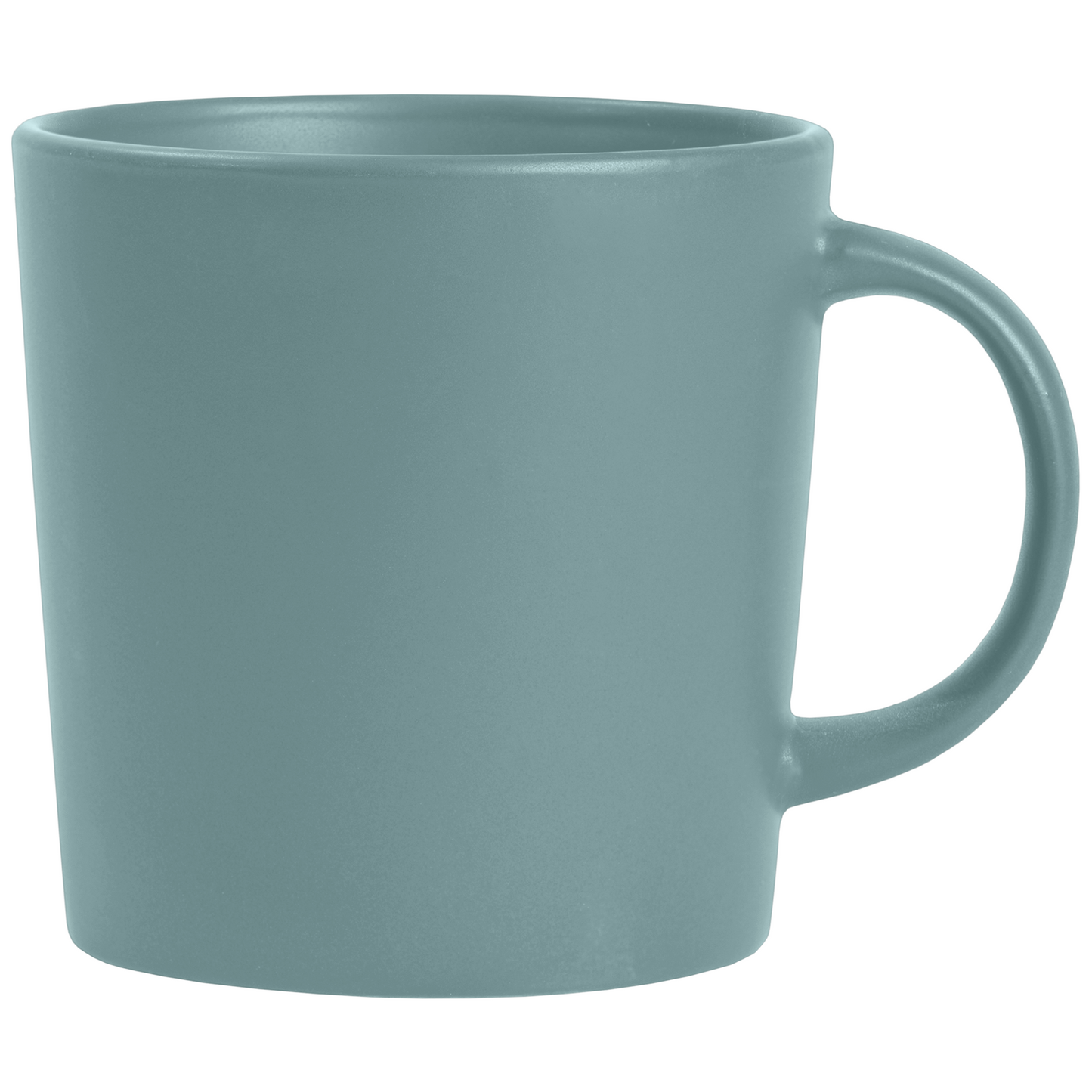 Madison promotional mug in icy blue printed with your company logo
