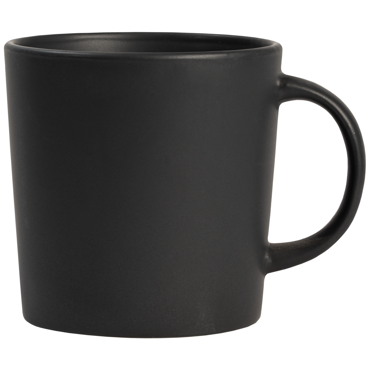 Madison promotional mug in black printed with your company logo