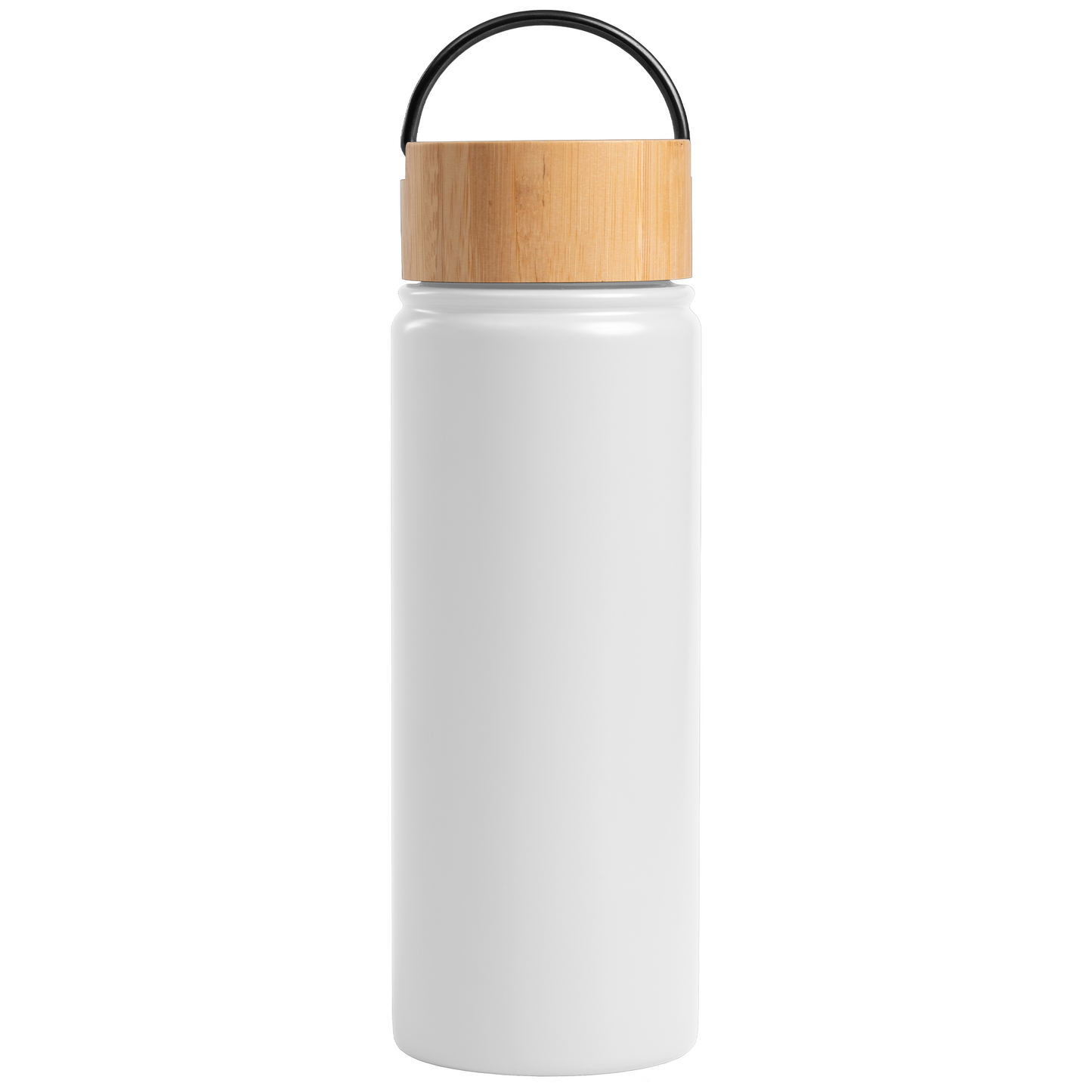 Reborn promotional bottle in white laser engraved with your company logo