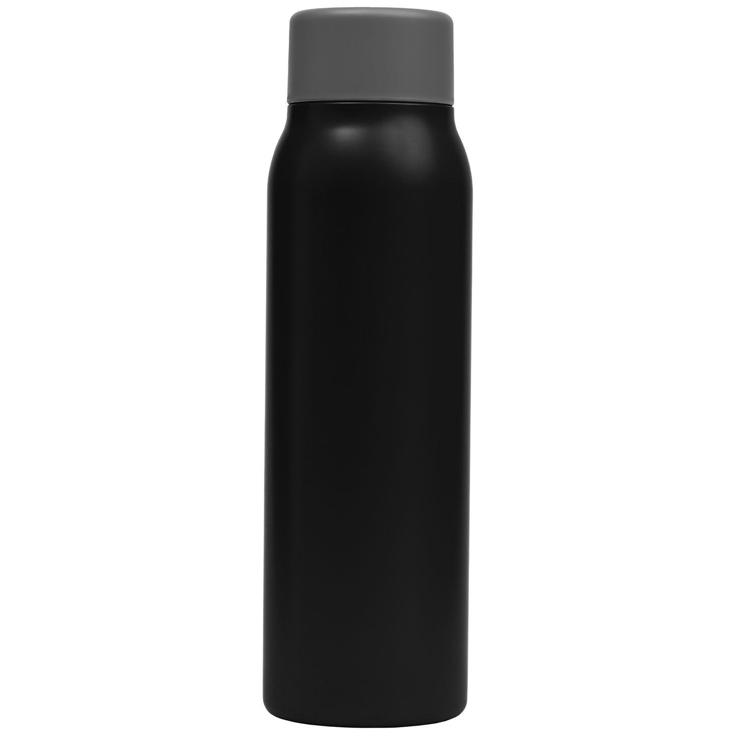 Breeze Recycled Stainless Steel Carbonated Bottle promotional bottle in black printed with your company logo