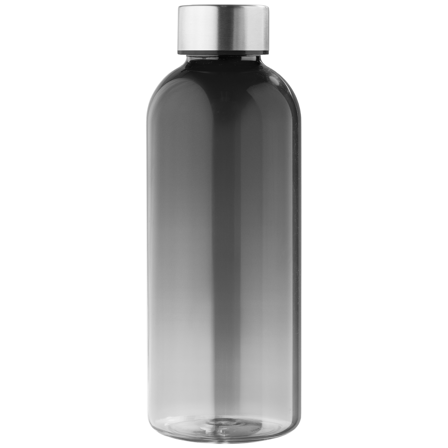 Skye rPET Ombre Twist Cap Water Bottle promotional bottle in black printed with your company logo