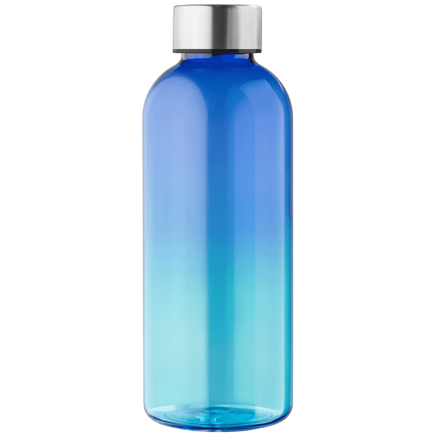 Skye rPET Ombre Twist Cap Water Bottle promotional bottle in royal blue printed with your company logo