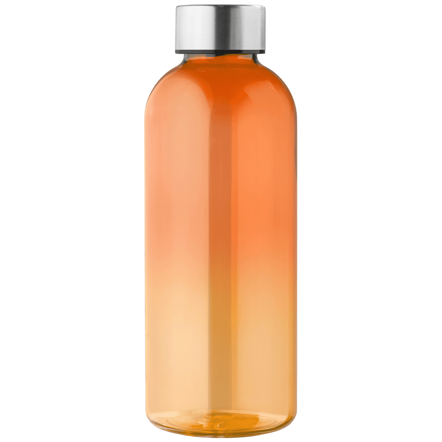 Skye rPET Ombre Twist Cap Water Bottle promotional bottle in coral printed with your company logo