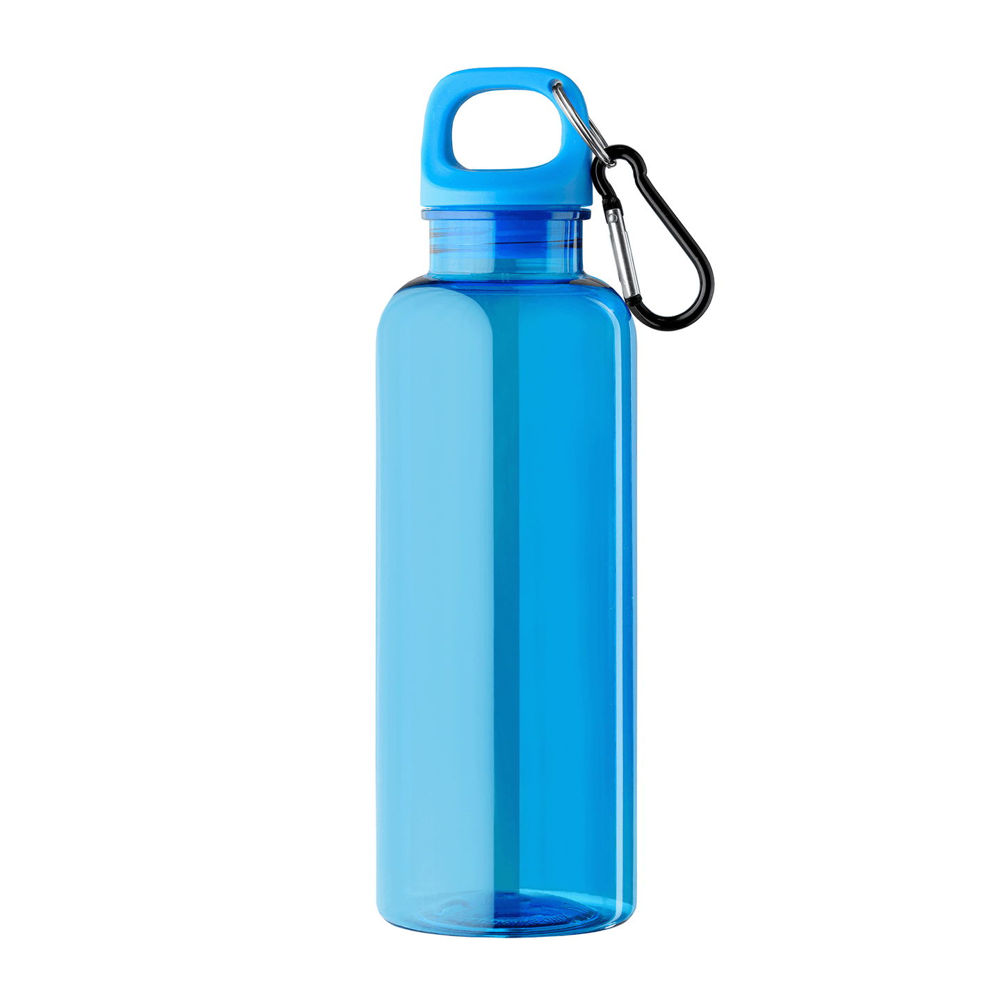 Doli rPET Carabiner Clip Screw-Top Bike Bottle promotional bottle in royal blue printed with your company logo