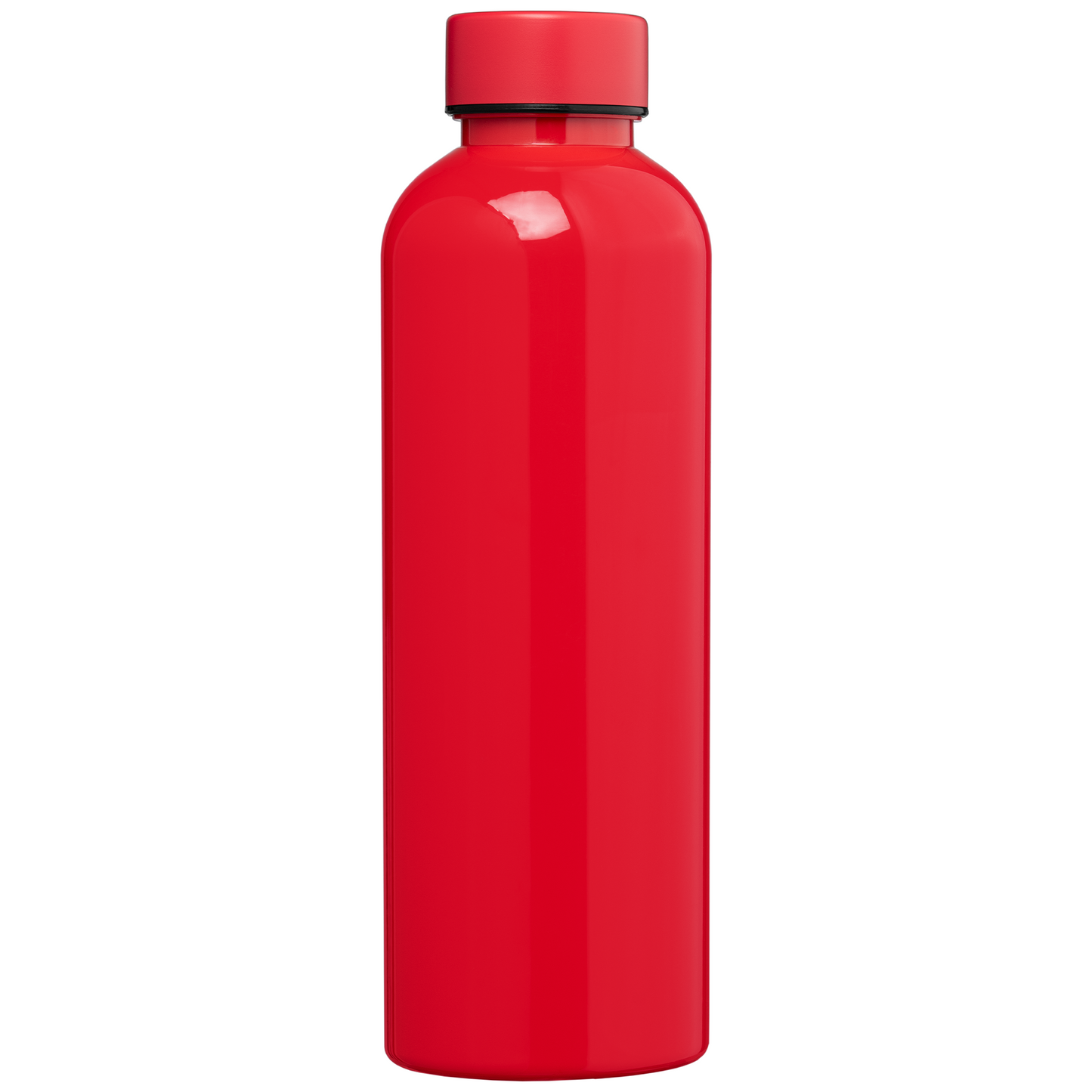 Norden rPET Glossy Monochrome Leakproof Bottle promotional bottle in red printed with your company logo