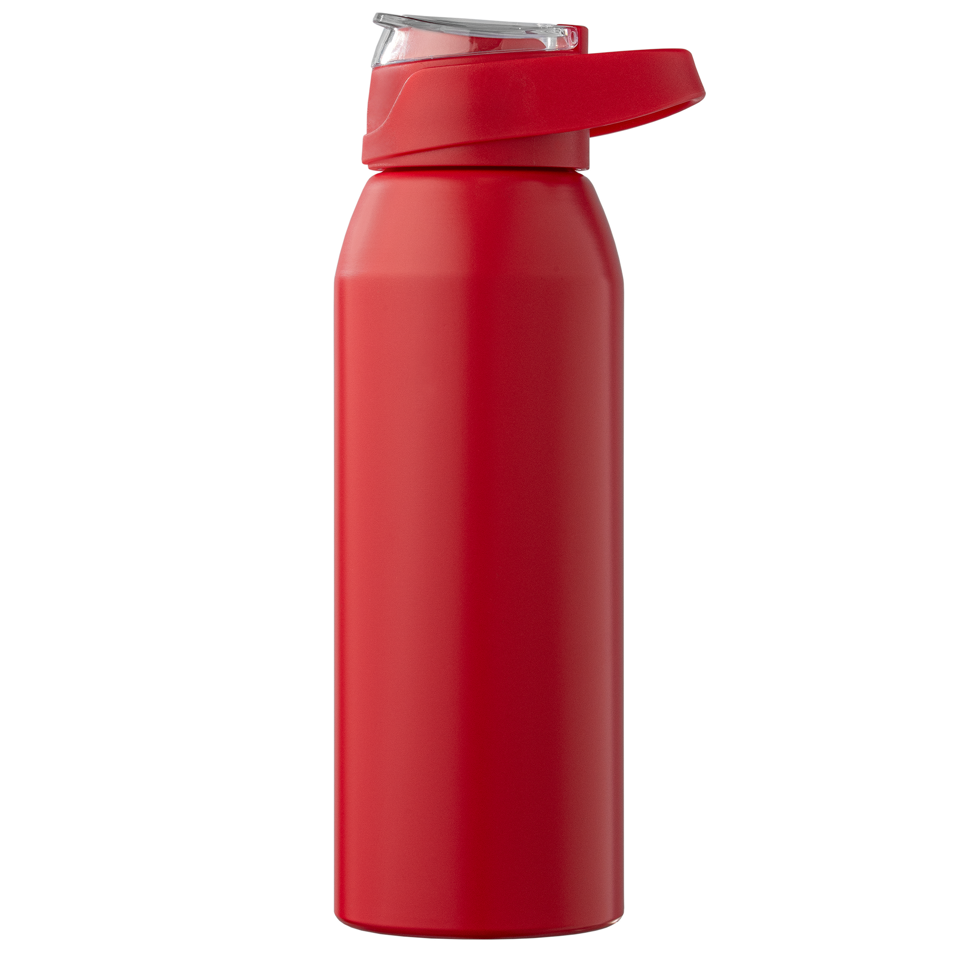 Lyse Recycled Stainless Steel Sport Bottle promotional bottle in red printed with your company logo