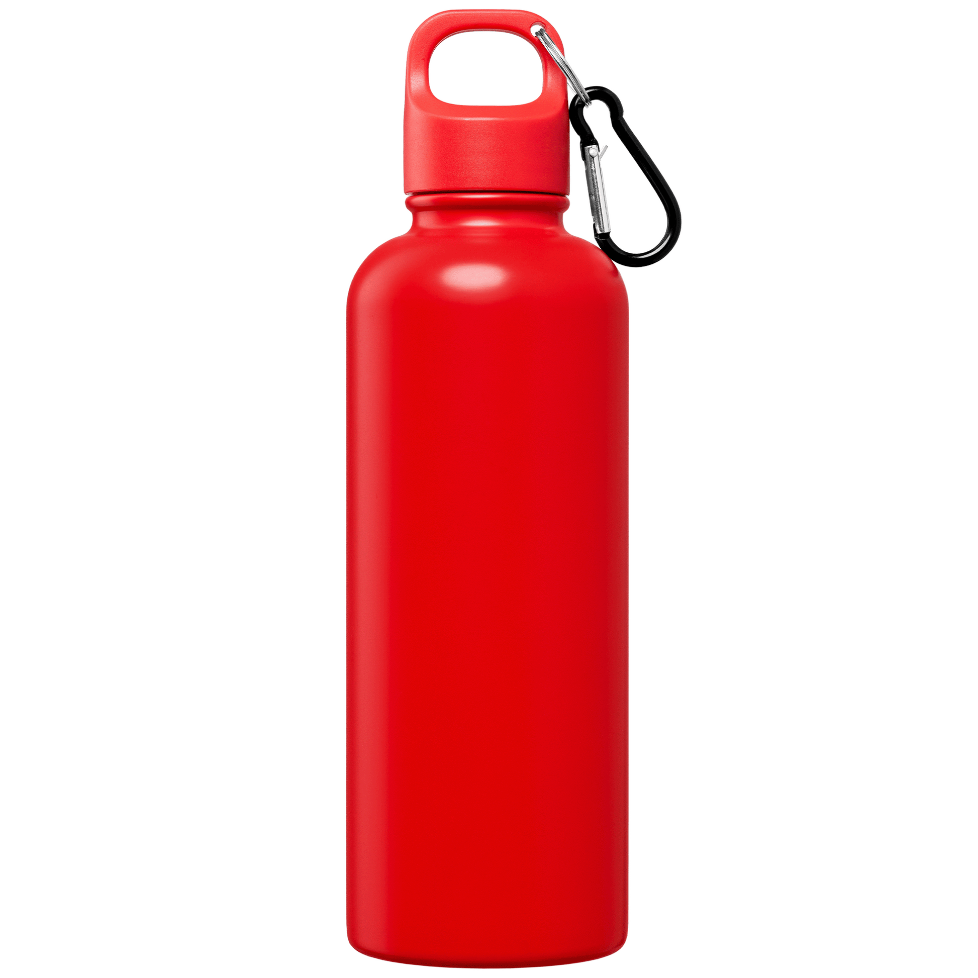 Portland Plus Recycled Stainless Steel Water Bottle promotional bottle in red printed with your company logo