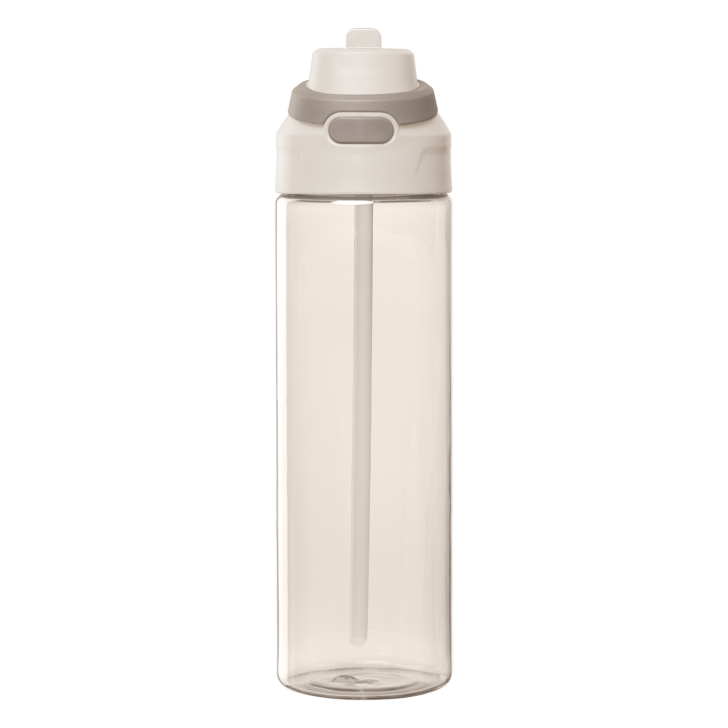Lynk rPET Flip-Straw Single Wall Bottle promotional bottle in dune printed with your company logo