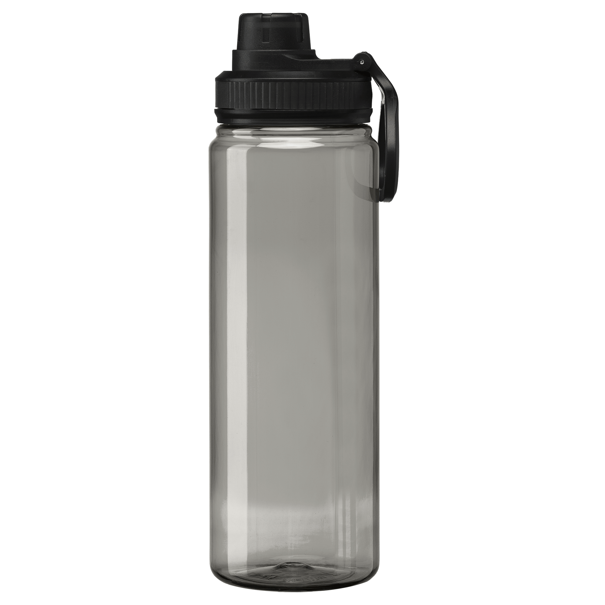 Alaska rPET Carry Handle Sports Bottle promotional bottle in black printed with your company logo