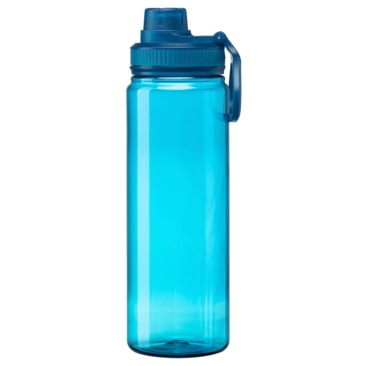 Alaska rPET Carry Handle Sports Bottle promotional bottle in royal blue printed with your company logo